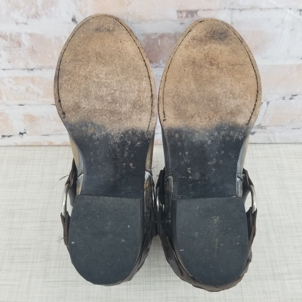 Freebird by Steven Clash Distressed Leather Ankle Booties Boho-Chic Women's 7 - Picture 6 of 8